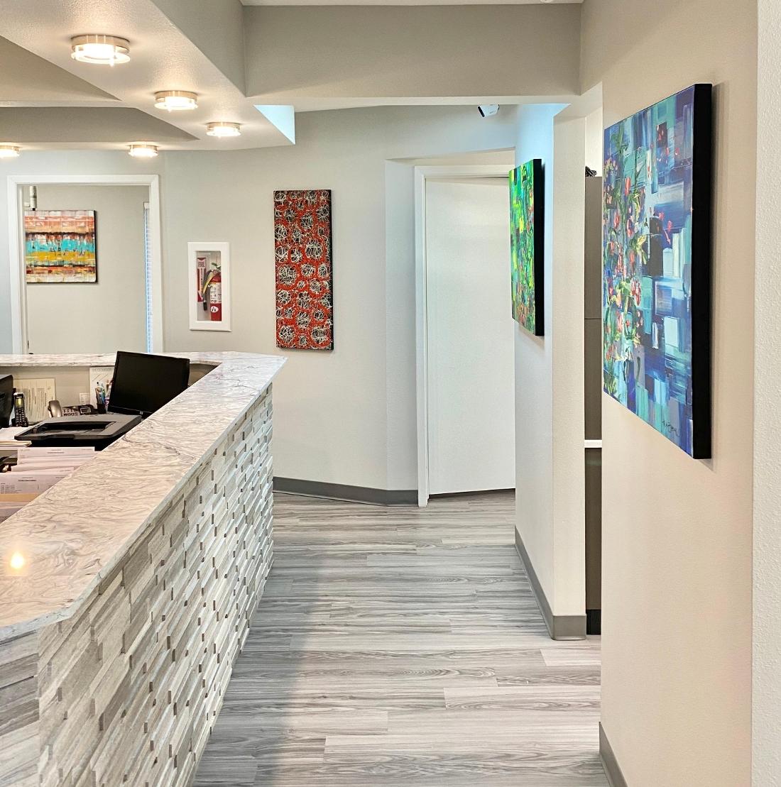 Grapevine Dental Patient Greeting Space