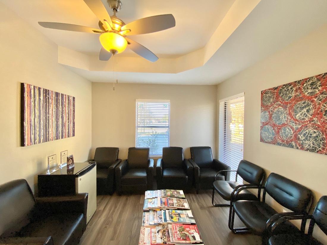 Grapevine Dental Patient Reception Area